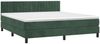 vidaXL Boxspringbett mit Matratze & LED Dunkelgrün 180x200 cm Samt 3134540 Bild 3