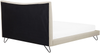 Polsterbett 'LANNION' Leinenoptik Lattenrost Beige 160x200 cm Bild 5