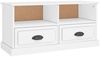 vidaXL TV-Schrank Weiß 93x35,5x45 cm Holzwerkstoff 816464 Bild 2