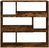vidaXL Bücherregal/Raumteiler Räuchereiche 100x33x94,5 cm 854440 Bild 3