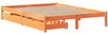 vidaXL Massivholzbett ohne Matratze Wachsbraun 160x200 Kiefernholz 3301456 Bild 3