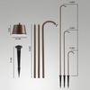 Fabas Luce 3742-72-361 Armanda 3W 320lm wws IP54 Rostbraun. Bild 5
