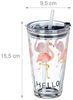 4er Set Glasbecher Flamingo Bild 4