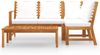 vidaXL 4-tlg. Garten-Lounge-Set mit Auflagen Creme Massivholz Akazie 3057771 Bild 3