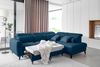 Ecksofa Noble mit Schlaffunktion, Bettkasten und Nube-Bezug Bild 5
