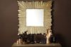 Wandspiegel 75x75 cm Metall Design Hängespiegel Gold, Aluminium Dekospiegel Q... Bild 3