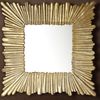 Wandspiegel 75x75 cm Metall Design Hängespiegel Gold, Aluminium Dekospiegel Q... Bild 2