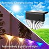 Luckice Außen-Stehlampe Solarleuchte für Außen,2 Stück Wasserdichte Balkon Dekoration, Solarleuchten,2 Modi Warmweiß/Farbwechselnde Solar Lichter, LED Gartenlampen für Terrasse Dekoration,Zaun,Garten und Treppen Bild 3
