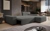 AX LIVING Ecksofa mit Schlaffunktion Alvorada 280 cm grau Bild 3