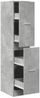 vidaXL Apothekerschrank Betongrau 30x41x144,5 cm Holzwerkstoff 855172 Bild 2