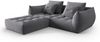 Micadoni Ecksofa Bloom 3-Sitzer Samt Dunkelgrau Bild 2