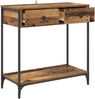vidaXL Konsolentisch Altholz 75 x 34,5 x 75 cm Holzwerkstoff 882248 Bild 5