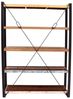 Bücherregal Retro 160x200x35 aus recyceltem Mangoholz Bild 4