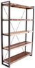 Bücherregal Retro 160x200x35 aus recyceltem Mangoholz Bild 3