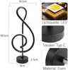 ZMH LED Tischlampe Nachttischlampe Kabellos - Touch Dimmbar Akku Tischleuchte mit USB Aufladbar Schwarz Nachttischleuchte Wohnzimmer ohne Kabel Batteriebetrieben Modern Tischlampen für Schlafzimmer Bild 3