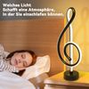 ZMH LED Tischlampe Nachttischlampe Kabellos - Touch Dimmbar Akku Tischleuchte mit USB Aufladbar Schwarz Nachttischleuchte Wohnzimmer ohne Kabel Batteriebetrieben Modern Tischlampen für Schlafzimmer Bild 4