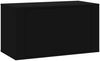 vidaXL Wand-Schuhschrank Schwarz 70x35x38 cm Holzwerkstoff 821013 Bild 2