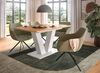 Esstisch Home-X in Eiche und weiß ausziehbar 150 - 190 cm Bild 5