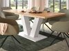 Esstisch Home-X in Eiche und weiß ausziehbar 150 - 190 cm Bild 4