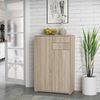 Newroom Kommode Sonoma Eiche 74 cm, Kommode Sonoma Eiche Modern Sideboard Highboard Büro Bild 2