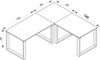 VCM Lona 916446 H. 76 x B. 220 x T. 220 cm Bild 3