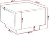 Couchtisch Morezi 60x60 mit Stauraum (Farbe: Schwarz) Bild 5