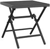 vidaXL Gartentisch Klappbar Anthrazit 38x38x38 cm Stahlgitter 362766 Bild 2