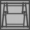 vidaXL Gartentisch Klappbar Anthrazit 38x38x38 cm Stahlgitter 362766 Bild 5