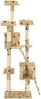 vidaXL Katzen-Kratzbaum mit Sisal-Säulen 170 cm Beige Pfoten-Aufdruck 170615 Bild 3