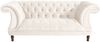 Chesterfield Sofa 2-Sitzer Kaylin Samtvelours creme Bild 2
