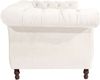 Chesterfield Sofa 2-Sitzer Kaylin Samtvelours creme Bild 3