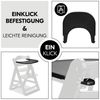 Hauck Hochstuhl Alpha Plus Black (Set), Kinderhochstuhl mit Essbrett Click Tray, Sitzkissen & Aufbewahrungsbox Bild 3
