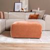 Bronx71 Hocker Maine Melierter Stoff Terrakotta Bild 4