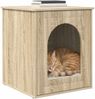 vidaXL Katzenhaus Sonoma 53 x 52 x 62 cm Holzwerkstoff 8000709 Bild 3