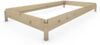 Stapelbett "Horst" 100 x 190 cm 24 cm Zirbe Holzbett Gästebett Massivholzbett Bild 3