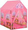 vidaXL Kinder-Spielzelt mit 250 Bällen, Stoff rosa, 94 x 69 x 104 cm Bild 4