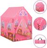 vidaXL Kinder-Spielzelt mit 250 Bällen, Stoff rosa, 94 x 69 x 104 cm Bild 3