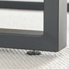 Tischgestell 2er Set Makers Stahl 43x30 cm Schwarz [en. casa] Bild 4