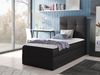 Boxspringbett 'Minvan 2' rechts grau 90x200 cm Bild 2