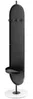 Vente-unique - TOMONO Spiegel Metall Schwarz - B 40 cm x H 169 cm x L 44 cm Bild 3