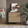 Kommode Eliza Goldkraft Eiche/Anthrazit 80 x 81.2 cm 2 Schubladen Vicco Bild 3