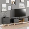 Kommode Nautica Anthrazit 46 x 61 cm Vicco Bild 4