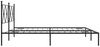 vidaXL Bettgestell mit Kopfteil Metall Schwarz 183x213 cm 376507 Bild 5