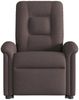 vidaXL Elektrischer Massagesessel mit Aufstehhilfe Dunkelbraun Stoff 3303289 Bild 5
