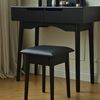 HOME DELUXE Schminktisch mit Spiegel und LED-Beleuchtung MIRANDA - Schwarz Bild 5