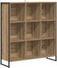 vidaXL Bücherregal Kunsthandwerk Eiche 99,5 x 30 x 108,5 cm 886527 Bild 2