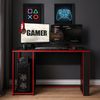 HTI-Living Gamingtisch Gaming Schreibtisch Schwarz/Rot (Stück, 1-St, 1 Schreibtisch ohne Dekoration), Computertisch Büromöbel Bild 5
