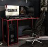 HTI-Living Gamingtisch Gaming Schreibtisch Schwarz/Rot (Stück, 1-St, 1 Schreibtisch ohne Dekoration), Computertisch Büromöbel Bild 4
