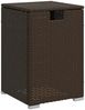 vidaXL Propan-Tank-Verstecktisch Braun 40x40x60 cm Poly Rattan 366295 Bild 2