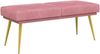 vidaXL Doppellagige Bank Rosa 120 x 45 x 46 cm Samt 42038589 Bild 2